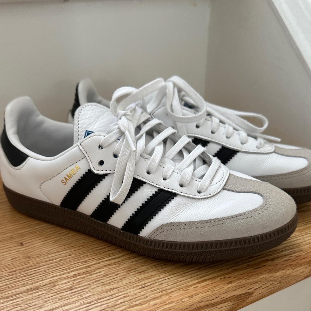 Adidas Samba White Black Sneakers